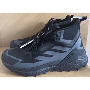 Adidas Terrex Free Hiker GORE-TEX 2 Hiking Boots Shoes Black HQ8383 Men's Sz 12